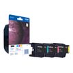 5014047562907-Brother LC1220 - Pack de 3 - cyan, magenta, jaune - cartouche d'encre originale-Angle gauche-0