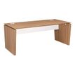 Bureau XENON - 190 cm - Pieds panneaux - Merisier italien