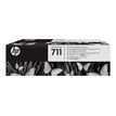 HP 711 - Kit de remplacement tête d'impression + pack de 4 - noir et 3 couleurs - cartouche d'encre originale (C1Q10A)