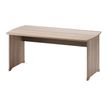 3483600775450-Bureau JAZZ+ - 160 cm - Pieds panneaux - Chêne gris-Angle droit-0