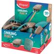 3154140715212-Maped Smiling Planet - Taille-crayons Pulse - 2 trous - bois--2