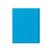 Clairefontaine Koverbook - Cahier polypro A4 (21x29,7 cm) - 96 pages - grands carreaux (Seyes) - bleu