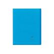Clairefontaine Koverbook - Cahier polypro A4 (21x29,7 cm) - 96 pages - grands carreaux (Seyes) - bleu