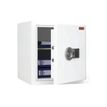 3700092258866-Reskal SB600EL - Coffre-fort à valeur assurable 56L - à code - acier blanc-Angle gauche-0