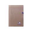 Clairefontaine Mimesys - Cahier polypro A4 (21x29,7 cm) - 96 pages - grands carreaux (Seyes) - noir