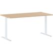 Table de réunion modulaire YES ! - 180 cm - Pieds blancs - Chêne