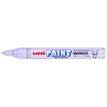 UNI PAINT PX - Marqueur permanent - pointe ogive - blanc