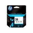 0400001668009-HP 28 - 3 couleurs - cartouche d'encre originale (C8728AE)-Avant-1
