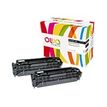 Cartouche laser compatible HP 304A - pack de 2 - noir - Owa K35132OW