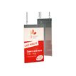 4004360982651-Sigel - Porte-affiche A4 à suspendre - montable au mur - 2 trous-Multi-angle-2