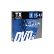 TX - 3 DVD+R avec boîtiers - 4.7 Go 