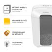 0043859797158-Fellowes Powershred LX70 - destructeur de documents coupe croisée - 11 feuilles - Corbeille 18 litres --1