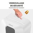 0043859797158-Fellowes Powershred LX70 - destructeur de documents coupe croisée - 11 feuilles - Corbeille 18 litres --3
