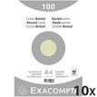 3130632102463-Exacompta - 10 Packs de 100 Fiches Bristol - A4 - petits carreaux - non perforées - vert--0