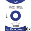 Exacompta - 20 Packs de 100 Fiches Bristol - 10 x 15 cm - unies - non perforées - blanc