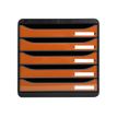 Exacompta BigBox Plus - Module de classement 5 tiroirs - noir/orange