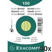 3130638108407-Exacompta - 40 Packs de 100 Fiches Bristol - A7 - lignées - non perforées - vert--0