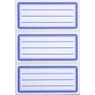 3270241119800-Apli Agipa - 24 Étiquettes scolaires cadre et lignes bleus - 34 x 75 mm - réf 111980--1
