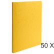 3141879061154-Exacompta - 50 Chemises à dos rainé - 400 gr - jaune--0