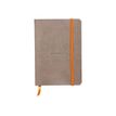 RHODIA Rhodiarama - Carnet souple A6 - 144 pages - ligné - taupe