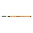 4006381333986-STABILO Point 88 - Feutre fin - 0.4 mm - gris foncé-Angle gauche-1