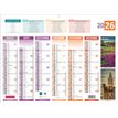3592930026665-Bouchut 4 Saisons - Calendrier bancaire 6 mois par face - 32 x 42 cm--1