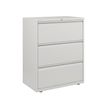 3700339880850-Crédence métallique monobloc -  3 tiroirs - H102 x L80 x P48 cm - blanc-P_122800_1-0