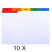 3130631139972-Exacompta - Pack de 10 intercalaires 25 positions alphabétiques pour boîte à fiche A6--0