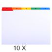 3130631139989-Exacompta - Pack de 10 intercalaires 25 positions alphabétiques pour boîte à fiche A5--0