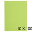 Exacompta Flash - 10 Paquets de 100 Sous-chemises recyclées - 80 gr - vert tilleul