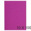 Exacompta Flash - 10 Paquets de 100 Sous-chemises recyclées - 80 gr - fuchsia