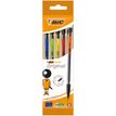 3086120015275-BIC Matic Classic - Pack de 5 porte mines - HB - 0,7 mm - avec gomme--0