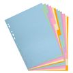 3130630016120-Exacompta Forever - Intercalaires 12 positions - A4 - carte recyclée couleurs pastel--0