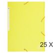 Exacompta - 25 Chemises à rabats maxi capacity - citron