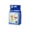 4977766780162-Brother LC3213 - Pack de 4 - noir, cyan, magenta, jaune - cartouche d'encre originale-Angle droit-2