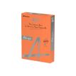 3141720157418-Rey Adagio - Papier couleur - A4 (210 x 297 mm) - 120 g/m² - Ramette de 250 feuilles - oran-Angle droit-0