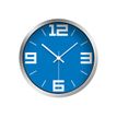 OfficePro Iris - Horloge - quartz - 30 cm - bleu