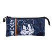 Mickey Mouse - Trousse 3 compartiments - bleu foncé - Karactermania