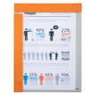 Exacompta - Porte bloc aimanté - A4 - orange