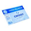 Canson - pochette papier à dessin  millimétré - 12 feuilles - A4 - 90G - bleu