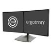 0698833008241-Ergotron DS100 - Pied avec support de fixation pour 2 écrans jusqu'à 24" - noir-Angle droit-4