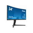 4948570118700-iiyama ProLite XCB3494WQSN-B1 - écran LED 34" - incurvé - HDR-Angle gauche-4