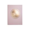 Exacompta Ellipse - Livre d'or - 22 x 27 cm - 100 pages - rose