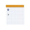 3020121062838-Oxford - Bloc notes - A4 + - 160 pages - petits carreaux - 80G - perforé - orange-Gros plan-5