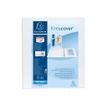 3130639518441-Exacompta Kreacover - Classeur à anneaux personnalisable - Dos 70 mm - A4 Maxi - blanc - 3 pochet-Avant-0