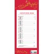 3592930026993-Calendrier bloc mensuel à feuillets année civile BOUCHUT "411 Rouge" 19 x 42 cm 70 %--0