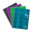 3329680894905-Clairefontaine - Répertoire à spirale 17 x 22 cm - 100 pages - petits carreaux (5x5 mm) - disponible dans diff--0
