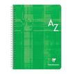 3329680894905-Clairefontaine - Répertoire à spirale 17 x 22 cm - 100 pages - petits carreaux (5x5 mm) - disponible dans diff--3