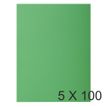 3288582101040-Exacompta Rock"s - 5 Paquets de 100 Chemises - 210 gr - vert sapin--0