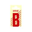 0400002230052-Pickup - Étiquette autocollante - 90 mm - Lettre B - rouge brillant-P_223005_1-0